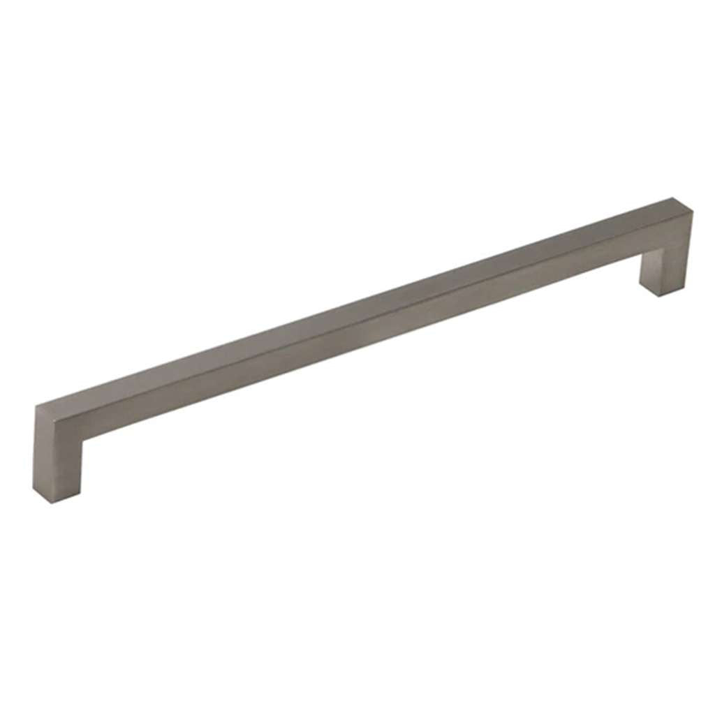 AMERFIT Square Handle Cabinet Pull in Brushed Satin Nickel 224mm A2060-224MM