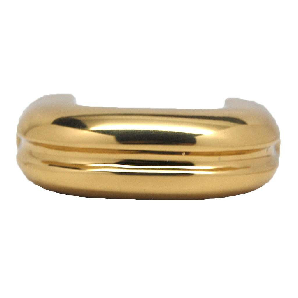 AMEROCK 1-1/2" Centers Handle Pull in Polished Brass BP1415-3 Front View