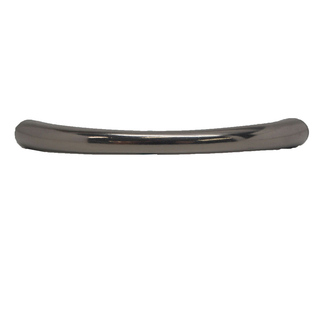 AMEROCK 3-3/4" Centers Arch Cabinet Pull in Light Black Nickel A219-B-LB Front View