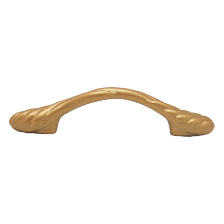 AMEROCK 3" and 3-3/4" Centers Handle Cabinet Pull in Satin Gold BP1470-SG Side View