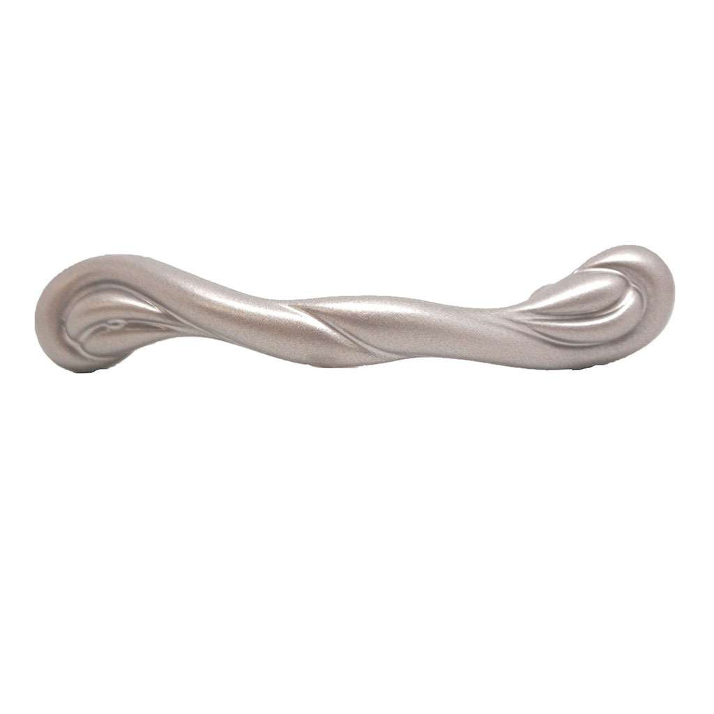 AMEROCK 3" & 3-3/4" Centers Twisted Handle Cabinet Pull in Champagne Nickel D1472M-CP Front View