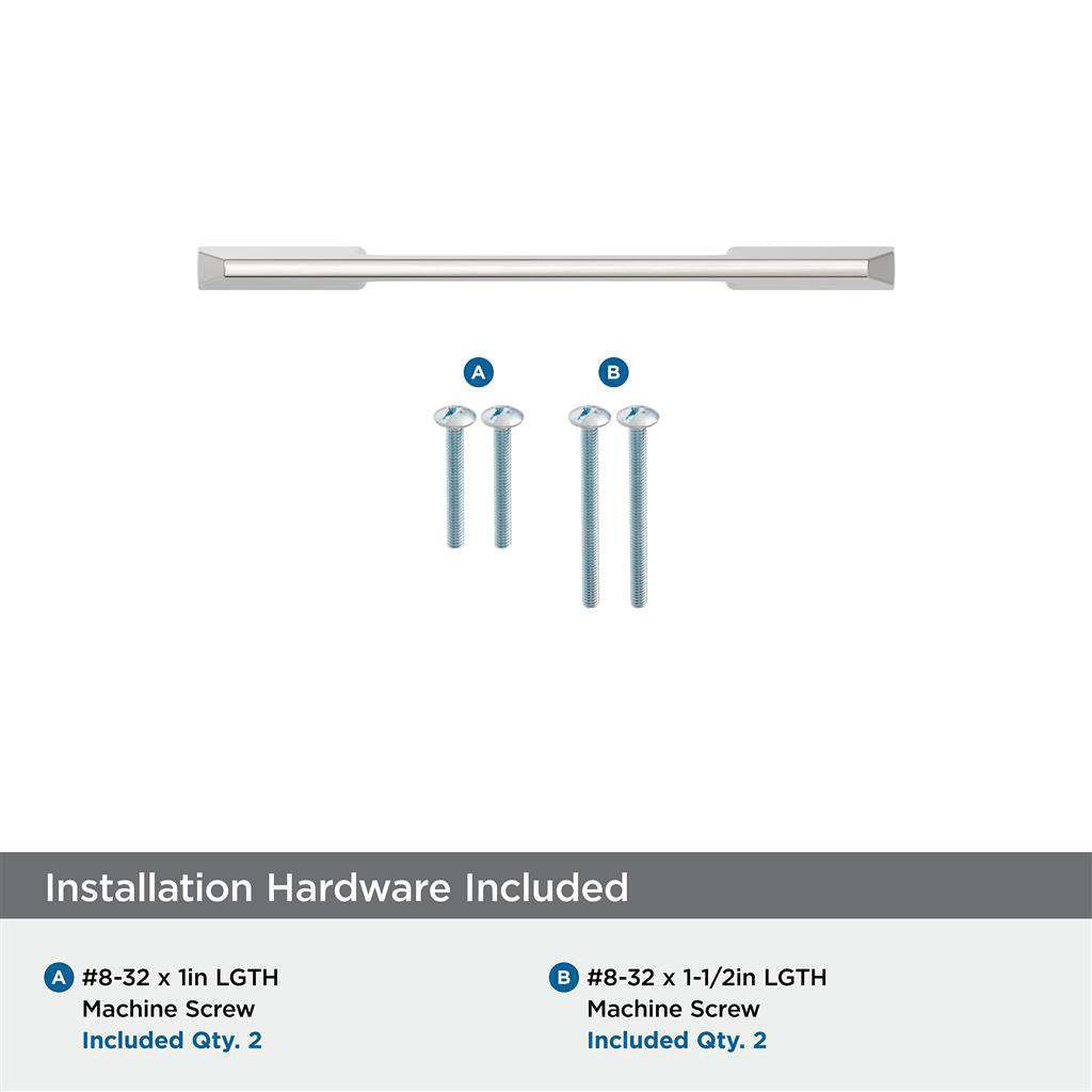 AMEROCK Angle Cabinet Handle Pull in Satin Nickel 3" BP37299G10 Installation Hardware