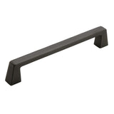 Amerock Blackrock Handle Pull in Black Bronze 160mm BP55278BBR on White Background