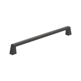 Amerock Blackrock Handle Pull in Black Bronze 256mm BP55283BBR on White Background