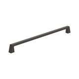Amerock Blackrock Handle Pull in Black Bronze 320mm BP55284BBR on White Background