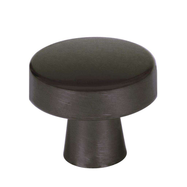 Amerock Blackrock Round Cabinet Knob in Black Bronze 1-1/4" Diameter BP55270BBR