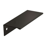 Main View of a Black 3" Hole Centers Edge Pull from Amerock BP36573FB