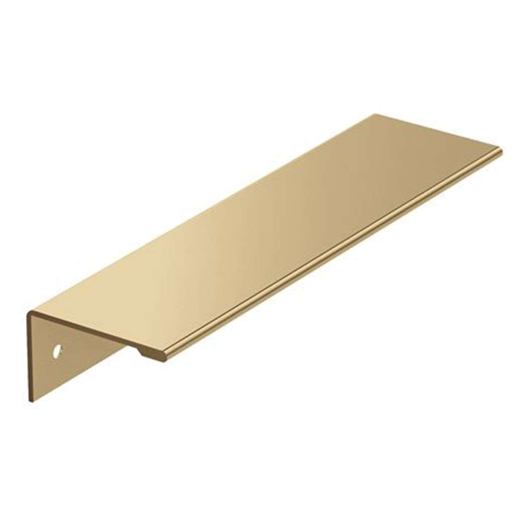 Main View of a Champagne Bronze 5" Hole Centers Edge Cabinet Pull from Amerock BP36575CZ