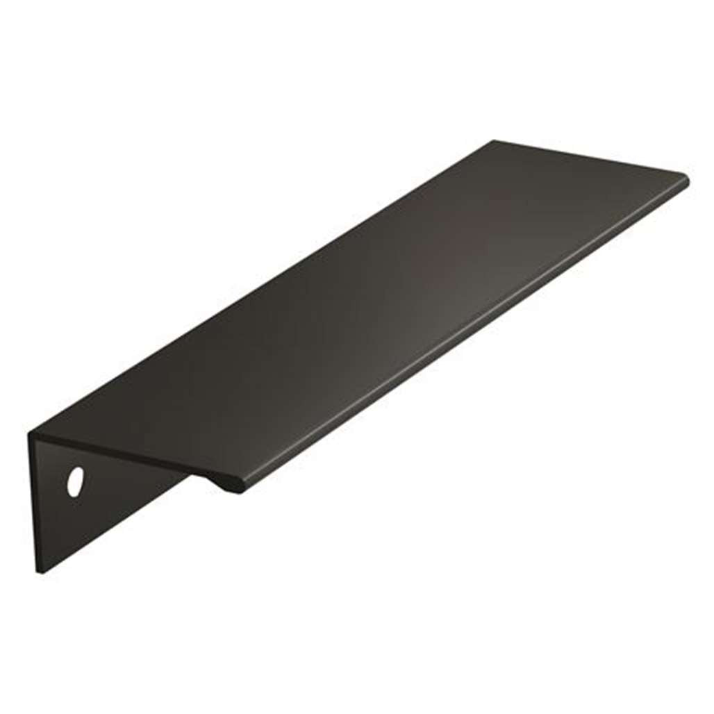 Main View of a Black 5" Hole Centers Edge Pull from Amerock BP36575FB