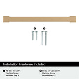 AMEROCK Bridgeport Cabinet Handle Pull in Champagne Bronze 160mm BP37033CZ Installation Hardware