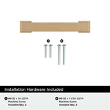 AMEROCK Bridgeport Cabinet Handle Pull in Champagne Bronze 3" BP37030CZ Installation Hardware
