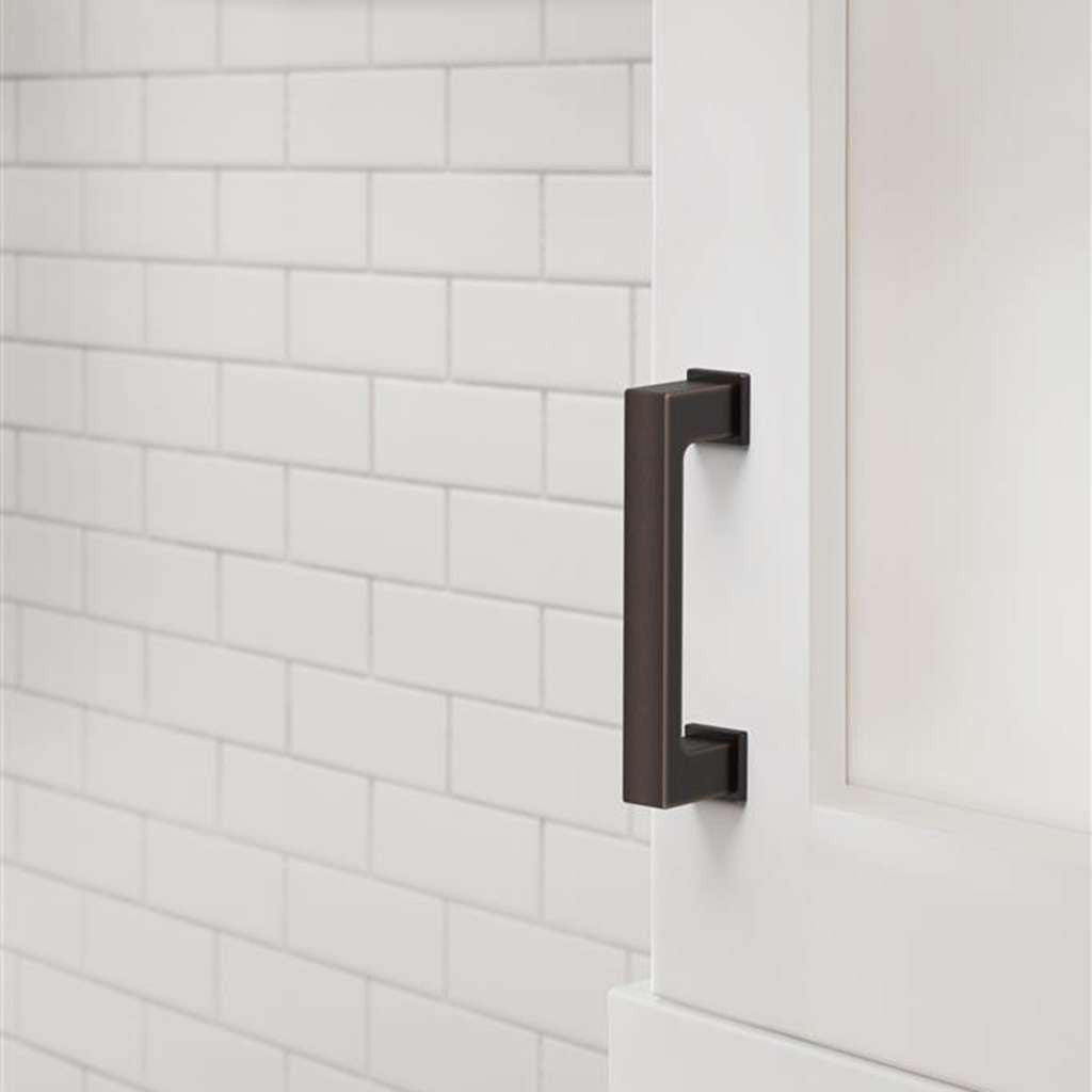 AMEROCK Bridgeport Cabinet Handle Pull in Oil Rubbed Bronze 3" BP37030ORB Mounted