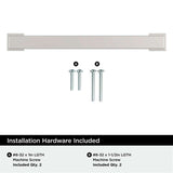 AMEROCK Bridgeport Cabinet Handle Pull in Polished Chrome 128mm BP3703226 Installation Hardware
