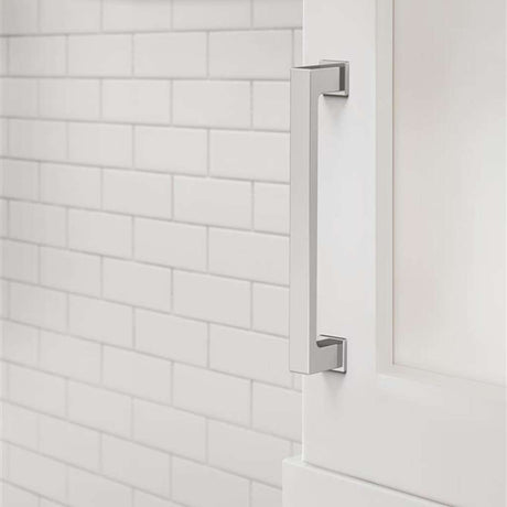 AMEROCK Bridgeport Cabinet Handle Pull in Polished Chrome 128mm BP3703226 Mounted