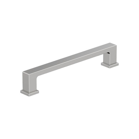 AMEROCK Bridgeport Cabinet Handle Pull in Polished Chrome 128mm BP3703226 on White Background