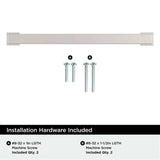 AMEROCK Bridgeport Cabinet Handle Pull in Polished Chrome 160mm BP3703326 Installation Hardware