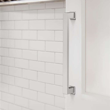 AMEROCK Bridgeport Cabinet Handle Pull in Polished Chrome 160mm BP3703326 Mounted