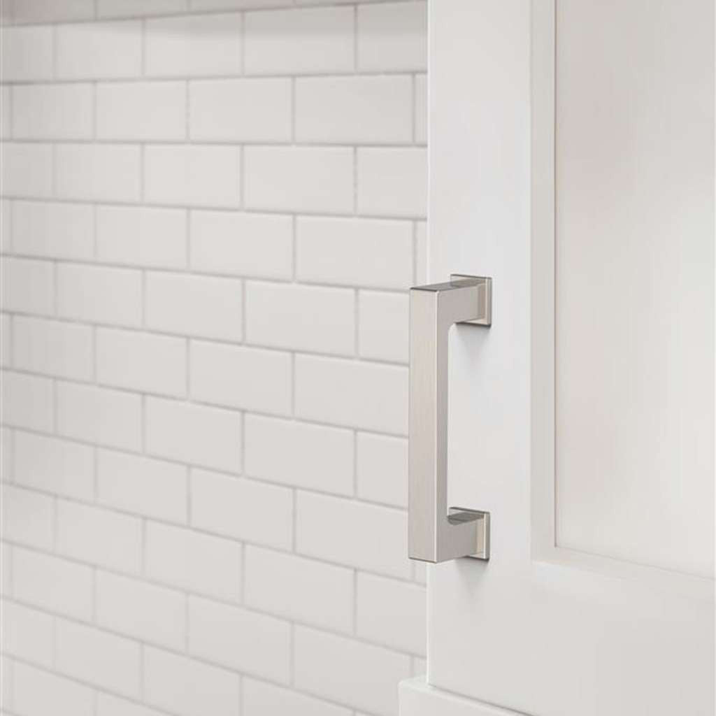 AMEROCK Bridgeport Cabinet Handle Pull in Satin Nickel 3" BP37030G10 Mounted