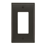AMEROCK Candler GFI Rocker Wall Plate in Black Bronze 1 Toggle BP36504BBR