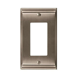 AMEROCK Candler GFI Rocker Wall Plate in Satin Nickel 1 Rocker BP6504G10