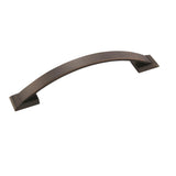Amerock Candler Handle Cabinet Pull in Oil Rubbed Bronze 128mm BP29363ORB on White Background