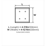 AMEROCK Candler Toggle Switch Wall Plate in Golden Champagne Double BP36501BBZ Specs