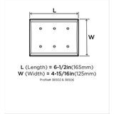 AMEROCK Candler Toggle Switch Wall Plate in Golden Champagne Triple BP36502BBZ Specs