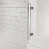 Amerock Central Wrapped Bar Handle Pulls in Chrome 128mm BP3716226 Mounted