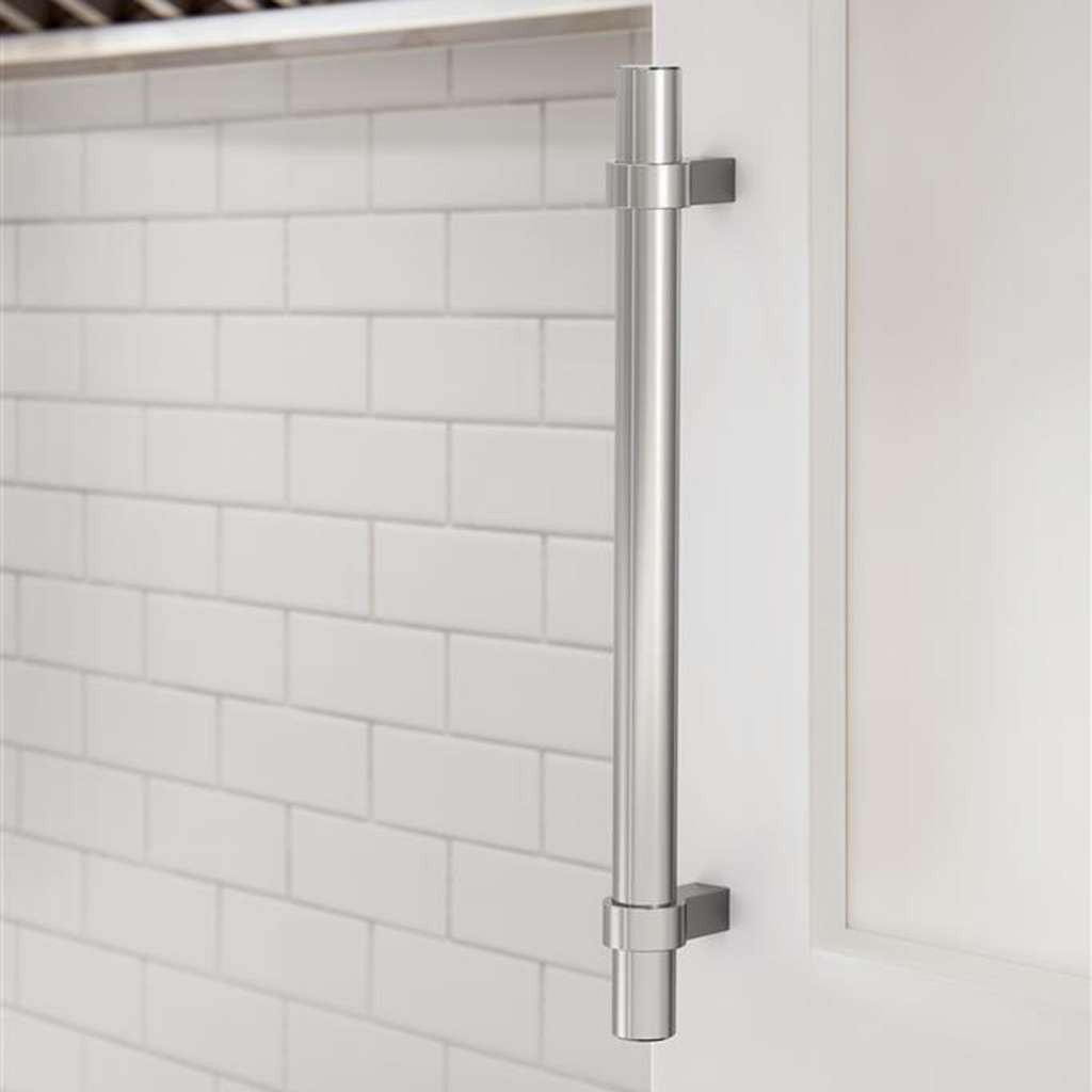 Amerock Central Wrapped Bar Handle Pulls in Chrome 160mm BP3716326 Mounted