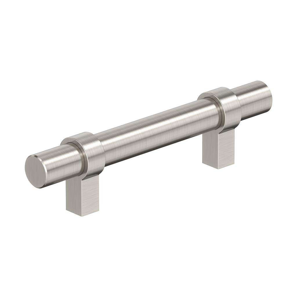 Amerock Central Wrapped Bar Handle Pulls in Satin Nickel 3" BP37160G10