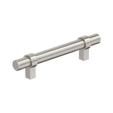 Amerock Central Wrapped Bar Handle Pulls in Satin Nickel 96mm BP37161G10