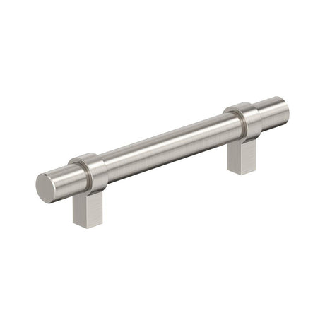 Amerock Central Wrapped Bar Handle Pulls in Satin Nickel 96mm BP37161G10