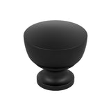 AMEROCK Chalice 1-1/4" Diameter Cabinet Knob in Matte Black BP37022MB