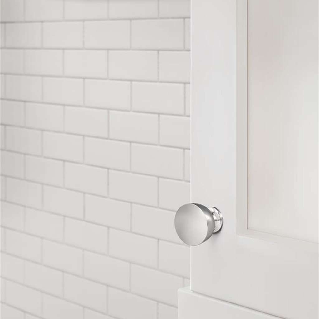 AMEROCK Chalice 1-1/4" Diameter Cabinet Knob in Polished Chrome BP3702226 Mounted