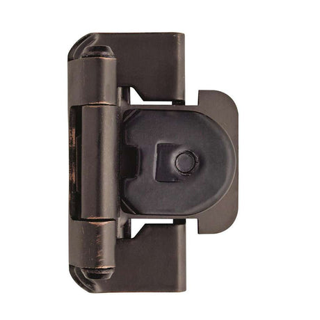 AMEROCK Double Demountable 1/2" Overlay Cabinet Hinge (pair) in Oil Rubbed Bronze BPR8704ORB