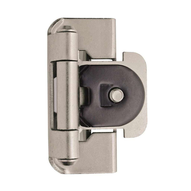 AMEROCK Double Demountable 1/2" Overlay Cabinet Hinge (pair) in Satin Nickel BPR8704G10