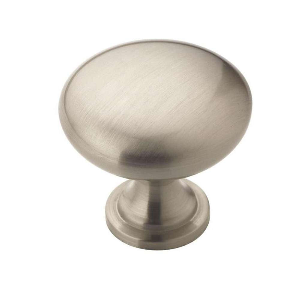 AMEROCK Edona 1-1/4" Diameter Mushroom Cabinet Knob in Satin Nickel BP53005G10