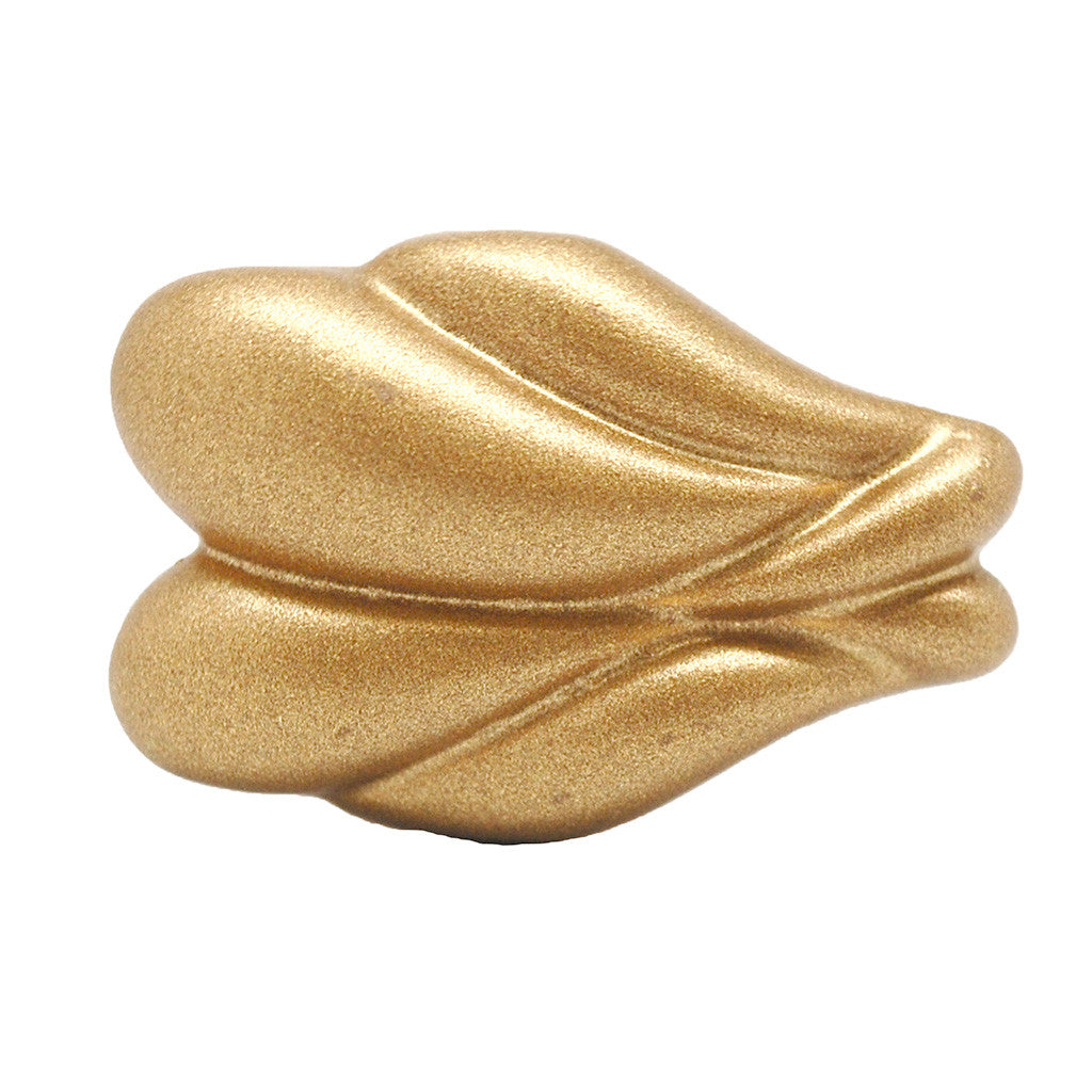 AMEROCK Expressions 1-9/16" Decorative Cabinet Knob in Satin Gold BP1477-SG Top View