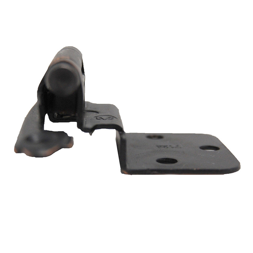 AMEROCK Face Mount Self Closing 3/8" Inset Cabinet Hinge (pair) in Oil Rubbed Bronze CM7128ORB Side View