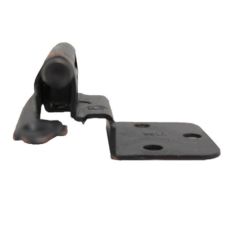 AMEROCK Face Mount Self Closing 3/8" Inset Cabinet Hinge (pair) in Oil Rubbed Bronze CM7128ORB Side View