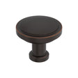 AMEROCK Faircrest 1-1/4" Diameter Cabinet Knob in Oil Rubbed Bronze BP37460ORB