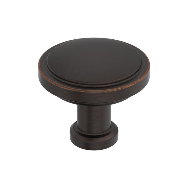 AMEROCK Faircrest 1-1/4" Diameter Cabinet Knob in Oil Rubbed Bronze BP37460ORB
