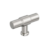 AMEROCK Faircrest 2" Length Wrapped Bar Knob Cabinet Pull in Polished Nickel BP37461PN