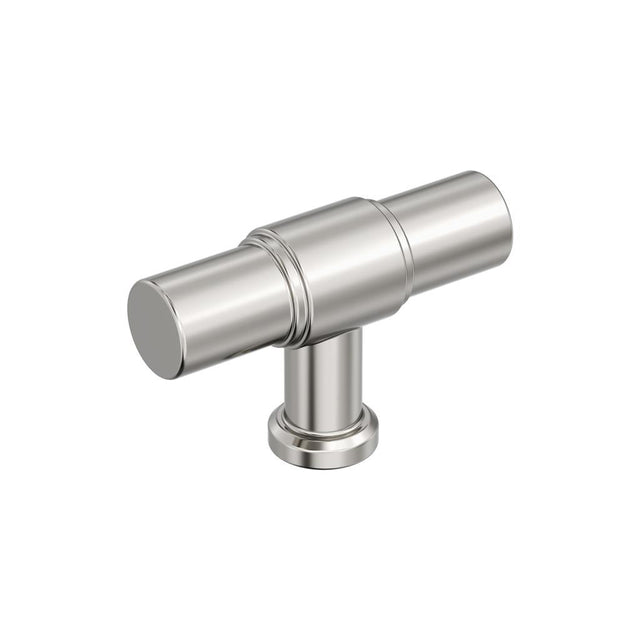 AMEROCK Faircrest 2" Length Wrapped Bar Knob Cabinet Pull in Polished Nickel BP37461PN