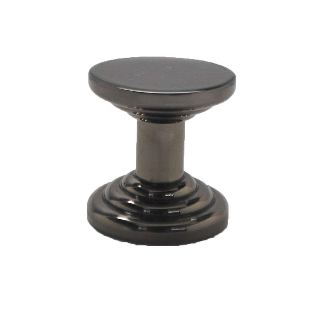 AMEROCK Fusital 1" Diameter Cabinet Knob in Black Stainless Nickel B36-C-LB Side View