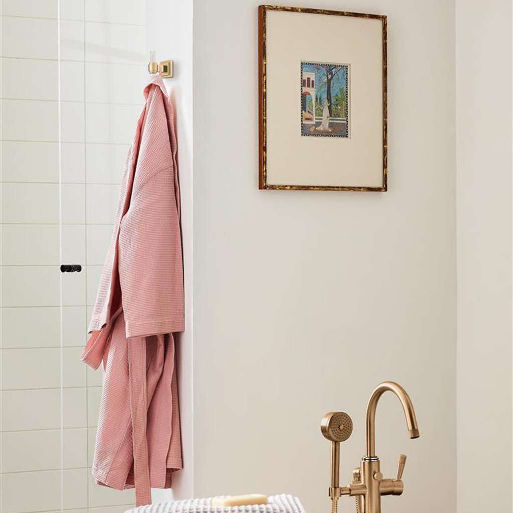 AMEROCK Glacio Single Prong Hook in Clear and Champagne Bronze BH36060CCZ in Champagne Bronze Bathroom