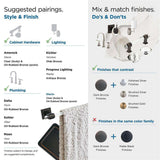 AMEROCK Glacio Single Prong Hook in Clear and Oil Rubbed Bronze BH36060CORB Pairings