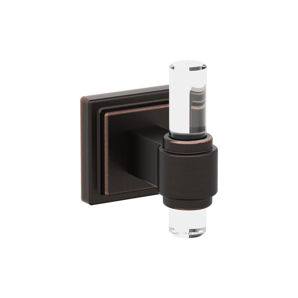 AMEROCK Glacio Single Prong Hook in Clear and Oil Rubbed Bronze BH36060CORB