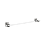 AMEROCK Glacio Towel Bar in Clear and Chrome 18" BH36063C26