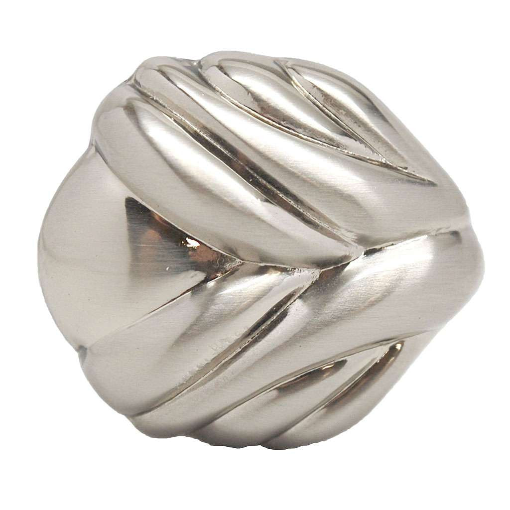 AMEROCK Guardian 1-3/8" Length Cabinet Knob in Sterling Nickel BP1475-G9 Front View